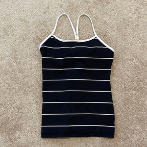 Lululemon striped workout tank